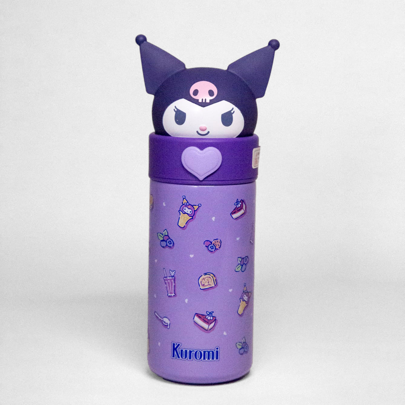 Termo Kuromi de acero inoxidable