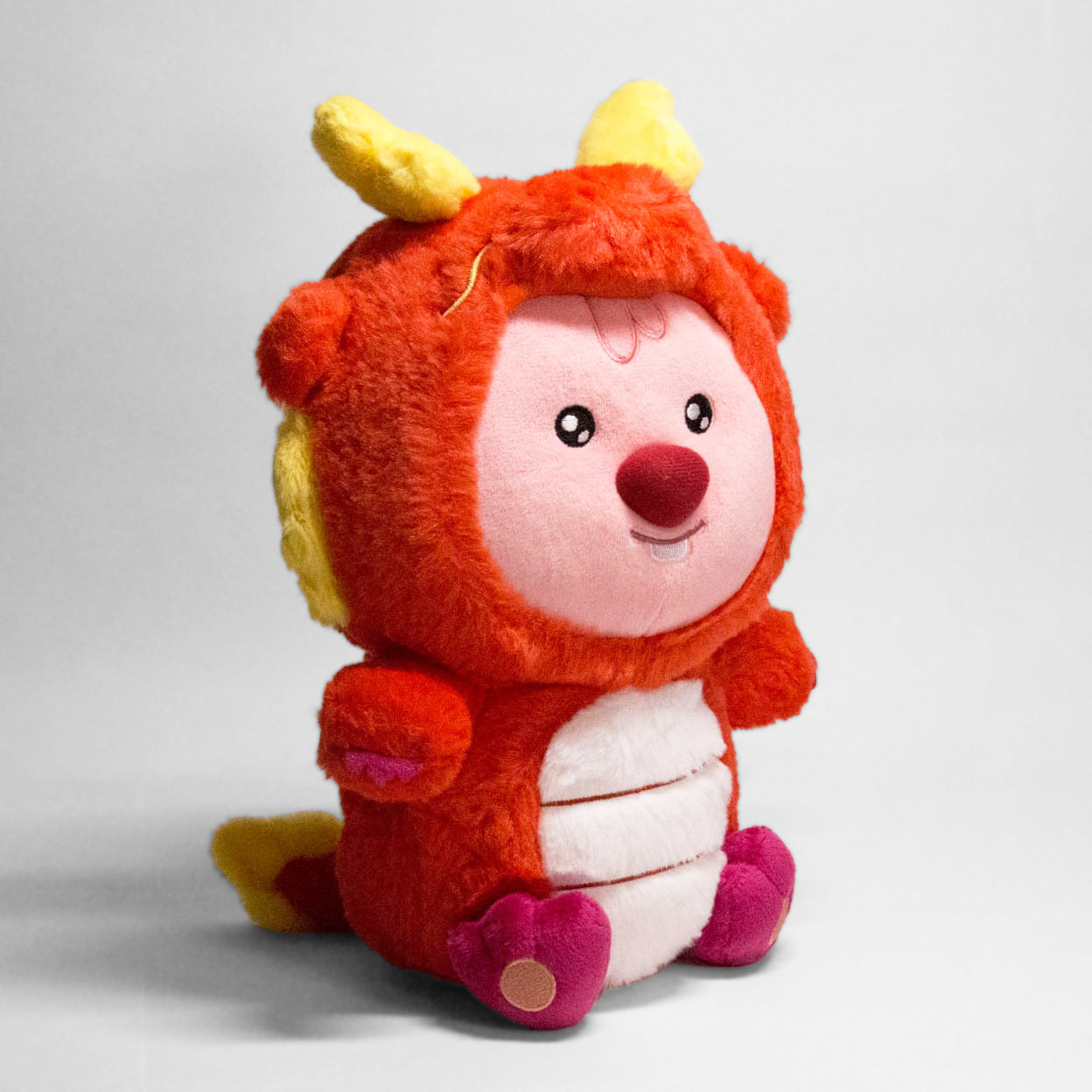 Peluche Loopy Red Dragon castor