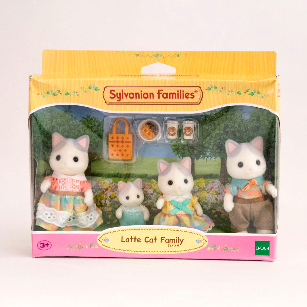 Sylvanian Families Familia de Gatos Latte Cat