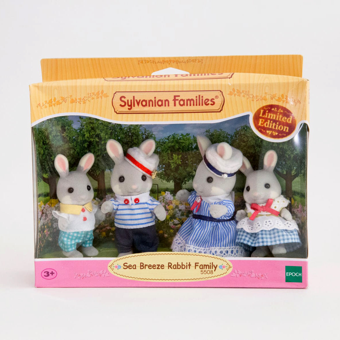 Sylvanian Families Familia de Conejos Sea Breeze Rabbit de Edición Limitada