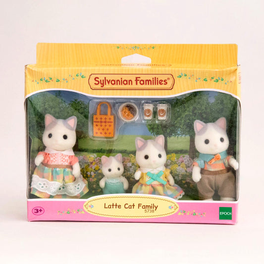 Sylvanian Families Familia de Gatos Latte Cat