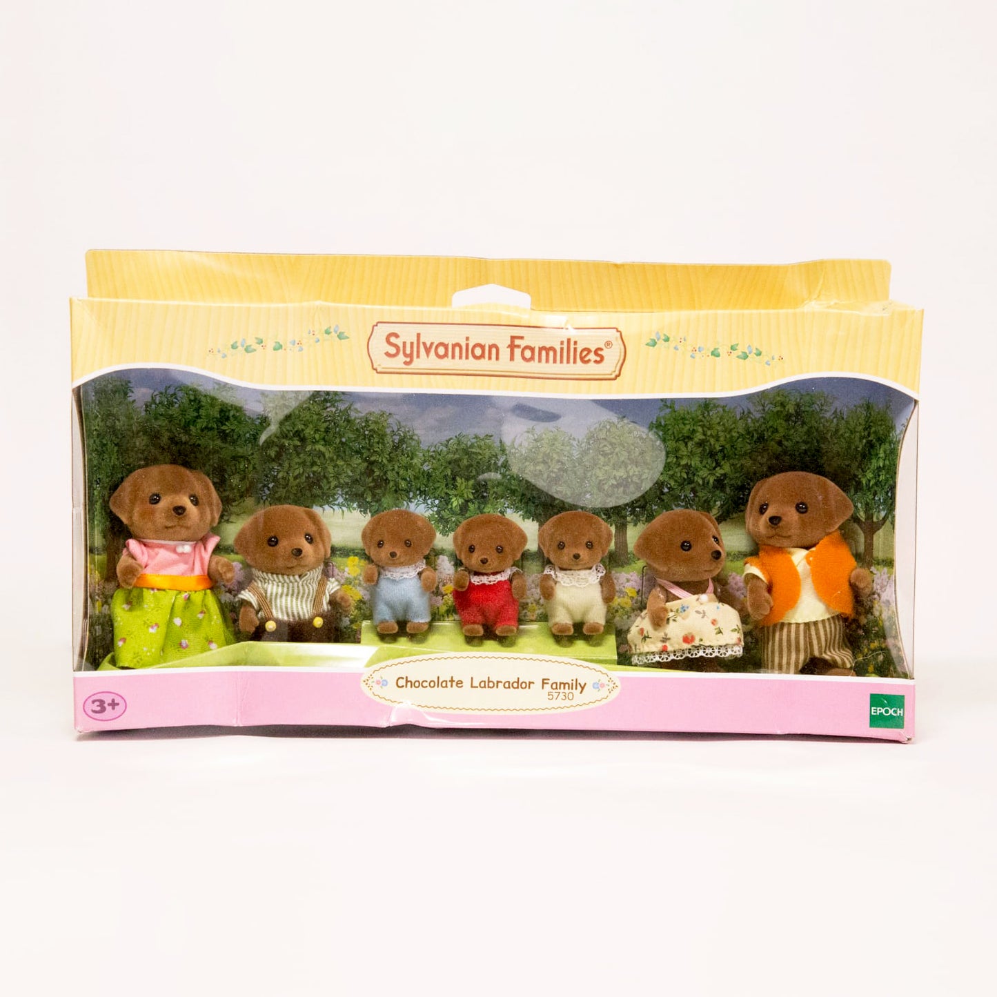 Sylvanian Families Familia Chocolate Labrador